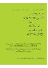 Comparaison isopérimétrique optimale pour les espaces non effondrés à courbure de Ricci minorée